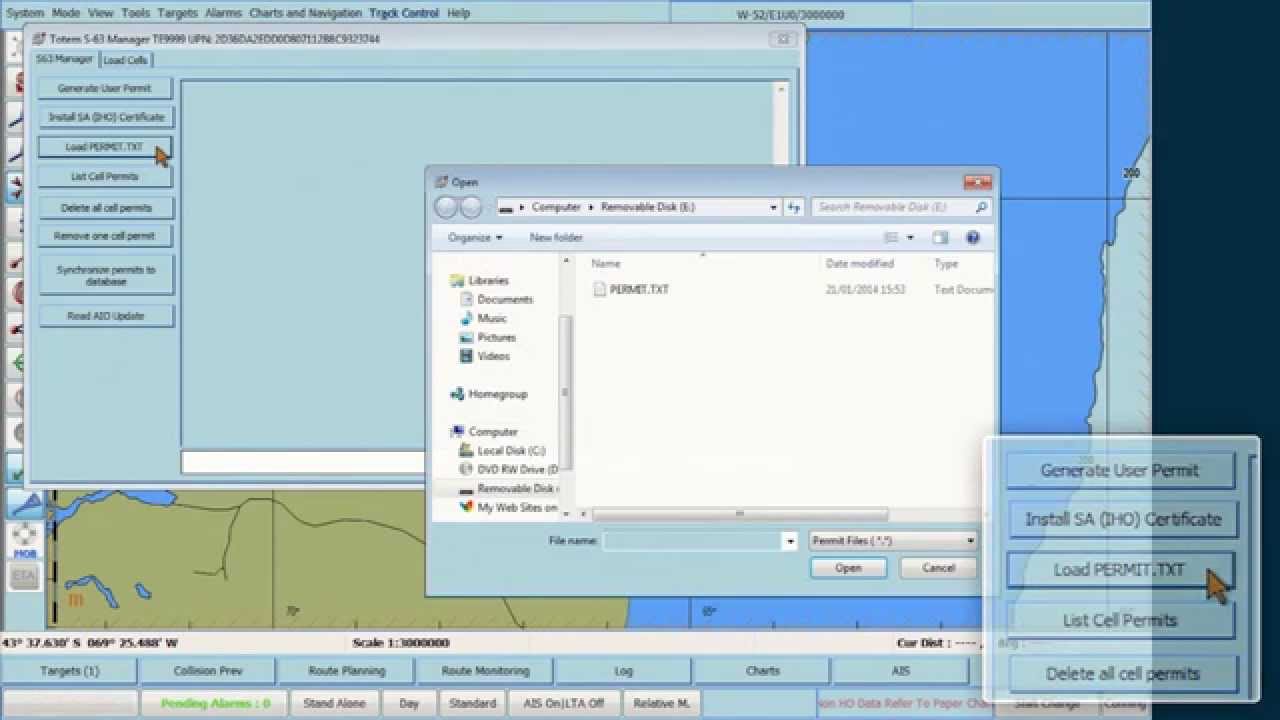 Video hướng dẫn 2 Totem ECDIS 2.0 - Installing ENC Permits