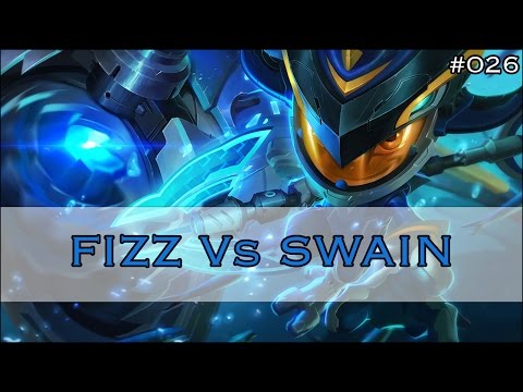 KR Shin as Fizz Vs Swain - Top Lane #026 {Best Score Ever - 24/0/14}