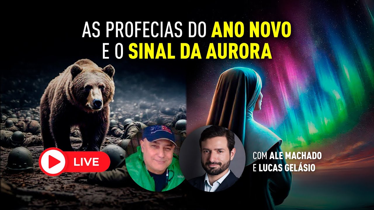 LIVE COM LUCAS GELÁSIO – PROFECIAS DO ANO NOVO 2025 E O SINAL DA AURORA – Análises Detalhadas
