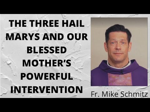 THREE HAIL MARYS AND OUR BLESSED MAMA’S POWERFUL INTERVENTION-PART OF THE HOMILY BY Fr. MIKE SCHMITZ