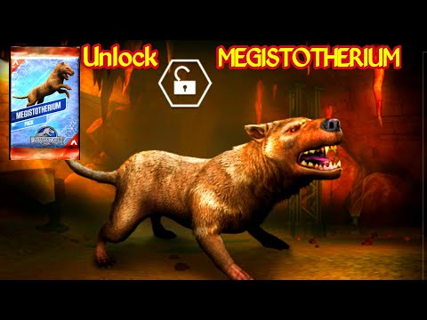 UNLOCKED MEGISTOTHERIUM PACK | JURASSIC WORLD THE GAME