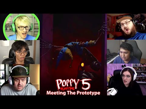 YouTubers Reaction On Poppy Playtime Chapter 5 Meeting The Prototype #2 