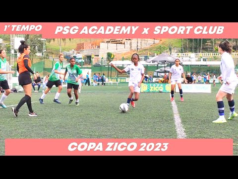 FUTEBOL FEMININO - PSG ACADEMY x SPORT CLUB - COPA ZICO JUIZ DE FORA - EDIÇÃO INVERNO JULH0/2023