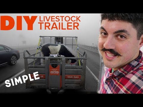 , title : 'How To Build a Livestock Trailer - SIMPLE AND CHEAP DIY'