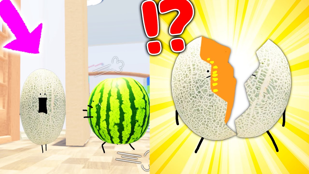 【ひみつのおるすばん】メロンを扉で潰すとわれて『メロンの兄弟』がゲットできる！！！！？？？？【Roblox/secretstaycation】