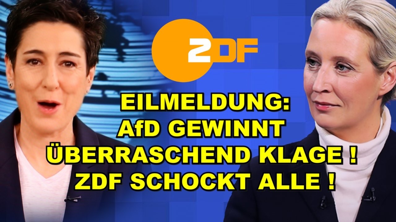 EIL: AfD GEWINNT KLAGE! ZDF SCHOCKT ALLE!