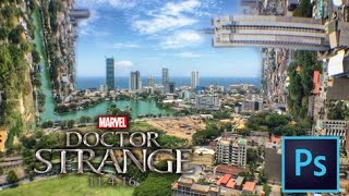 How to make Dr Strange city fold in Photoshop