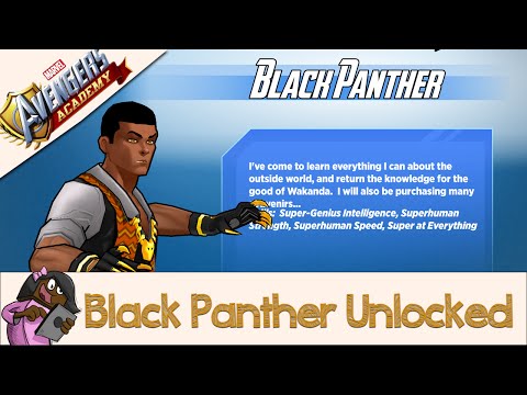 Black Panther Unlocked in Marvel Avengers Academy