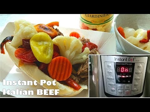 INSTANT POT Italian Beef Sandwich 2 Ways