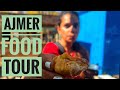 INSANE Ajmer Street Food | Ajmer Food Tour | Gol Gappe + Kadi Kachori + Kesar Lassi + Rabri