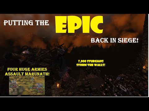 Siege Defense of Marunath! 7,000 Sturgians Slam into our city: Epic Bannerlord Siege! Vol. XIII