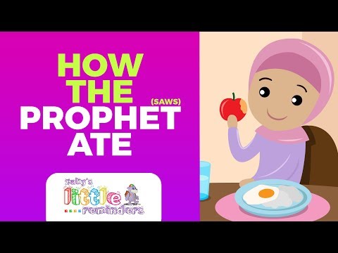 Zaky's Little Reminder | How Prophet Muhammad (saws) ATE!