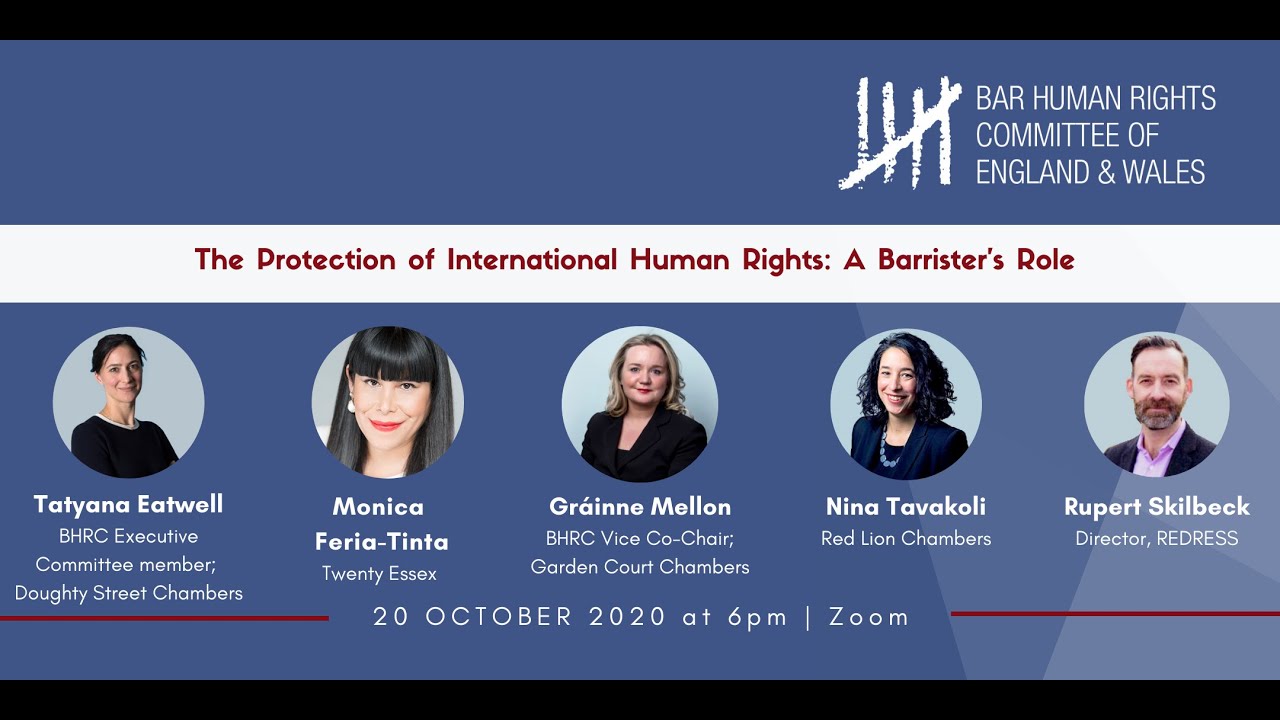 BHRC's October 2020 Careers Event: International Human Rights Law