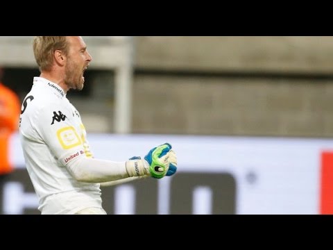 Goalkeeper Jean Francois Gillet  saves three penalties!