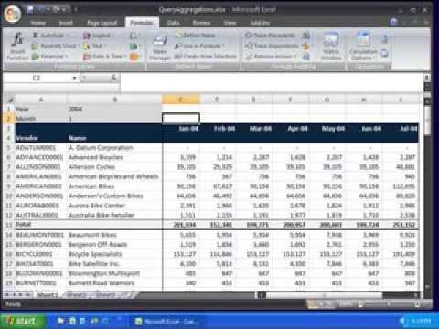 Value Formulas – Aggregation further details