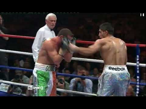 Amir Khan vs Michael Gomez *Commonwealth 135lb title* [21-06-2008] #boxing #boxeo #boxen #boxe #uk