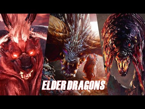 MONSTER HUNTER WORLD - ALL ELDER DRAGON ECOLOGY INTRO CUTSCENES
