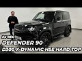 24 Reg Land Rover Defender 90 3.0 D300 X-Dynamic HSE Hard Top (VAT Q)