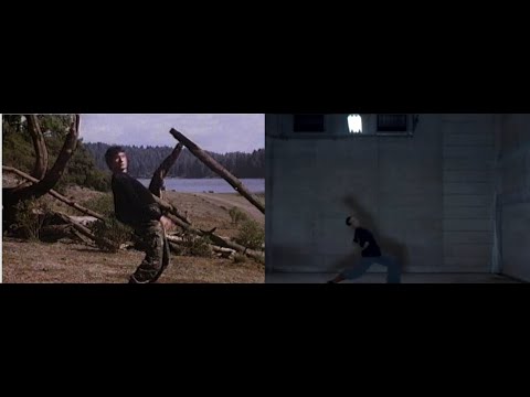 『レモ/第1の挑戦』＆『独立少女紅蓮隊』弾丸避けシーン比較