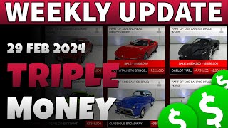 GTA Triple Money This Week | GTA ONLINE DOUBLE RP AND CASH (-20% Drift Upgrade)
