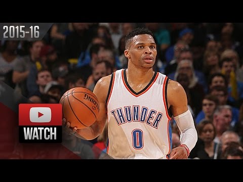 Russell Westbrook Full Highlights vs Clippers (2016.03.09) - 25 Pts, CRAZY 20 Assists!
