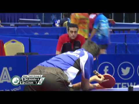 2017 ITTF World Cadet Challenge - Nikhil Kumar vs Mohamed Azzam