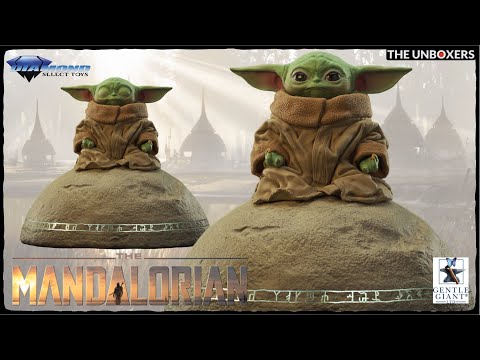 Star Wars The Mandalorian: Grogu On Seeing Stone Milestones Statue by Diamond Select