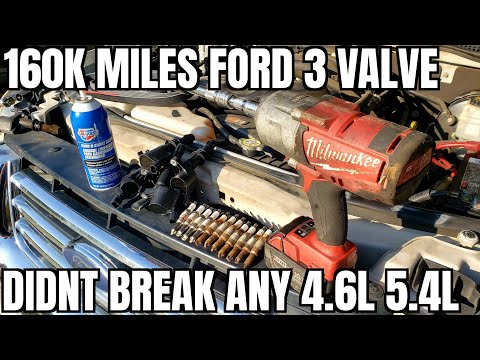 How to Avoid Broken Spark Plug Ford 3v 4.6L 5.4L Removal Trick Best Method Removing Without Breaking