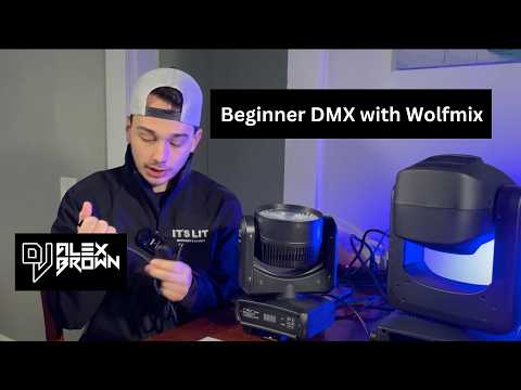 Introduction & Tutorial Video for DMX on the ADJ WMX1/Wolfmix W1 with Betopper Lights