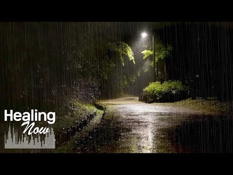 Rainy Night Trail - Improves Insomnia & Tinnitus with Rain Sounds. 10 Hours of Natural White Noise