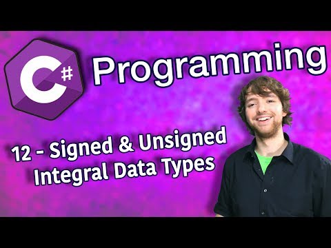 C Programming Tutorial 12 Signed and Unsigned Integral Data Types