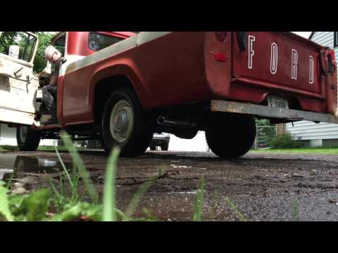 1960 Ford 223 with Patriot Header and Thrush welded muffler