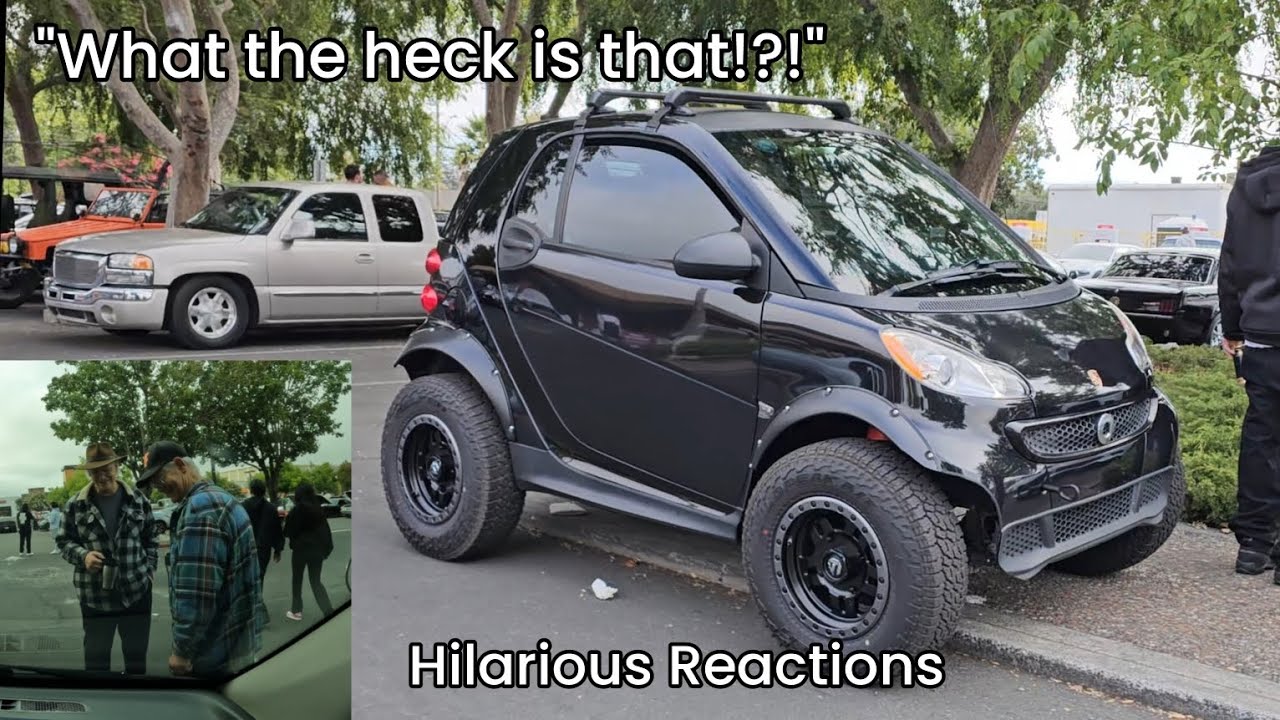Taking My Lifted Smart Car to Cars and Coffee