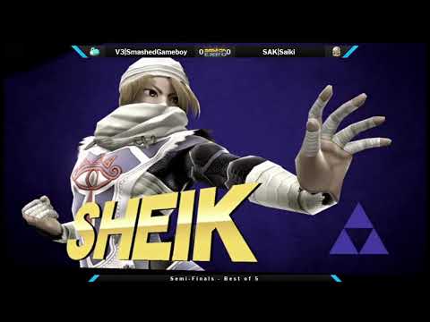Game On Expo Smash 4 Semi-Finals - V3|SmashedGameboy (Yoshi) vs SAK|Saiki (Sheik)