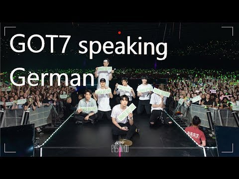 GOT7 speaking German - GOT7 in Berlin 2018
