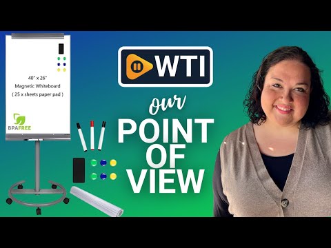 TSJ Office Mobile Standing Whiteboard - WTI product video review