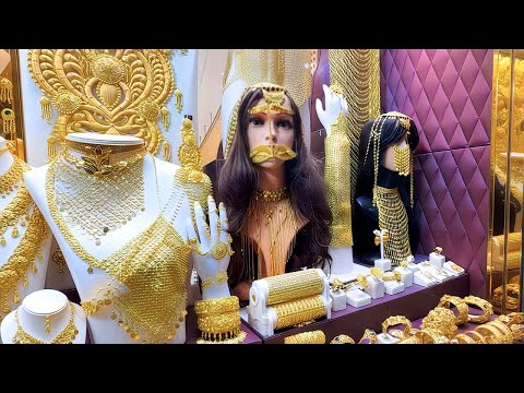 Dubai Gold Souk - World's Largest Gold Market in Deira, Old Dubai | 4K Walking Tour & Vlog
