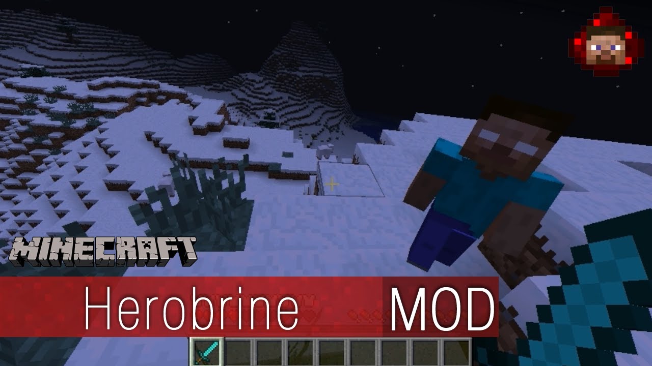 Minecraft: Herobrine Skin v 1.0 Skins Mod für Minecraft