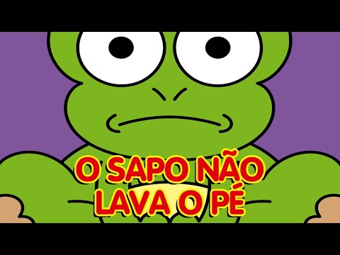 O SAPO NÃO LAVA O PÉ - CRIANÇAS INTELIGENTES - A E I O U -BRASIL