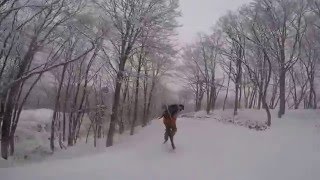 スキーに挑戦！