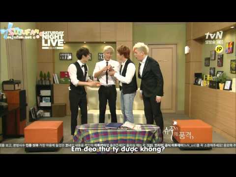[SJF Vietsub] 120714 Saturday Night Live Season 2 with Super junior Full (1/4)