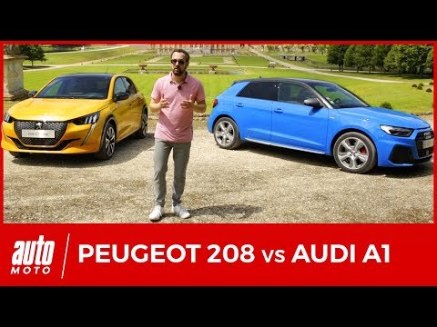 Nouvelle Peugeot 208 face à l'Audi A1 : 1er DUEL