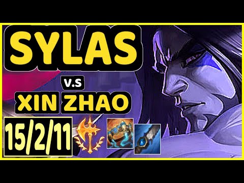 AHAHACIK (SYLAS) vs XIN ZHAO - 15/2/11 KDA JUNGLE CHALLENGER GAMEPLAY - EUW