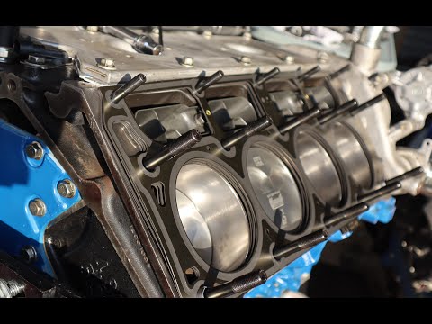 LS 5.3 Engine Build Part 5 ARP Head Studs & Cylinder Head install!!!
