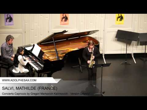 Dinant 2014 - SALVI Mathilde (Concierto Capriccio by Gregori Markovich Kalinkovich - Version DINANT)