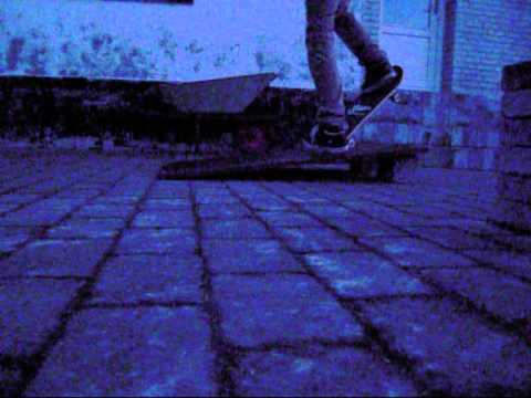 Manual on skateboard