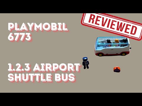 Playmobil 6773 1.2.3 Airport Shuttle Bus - REVIEW