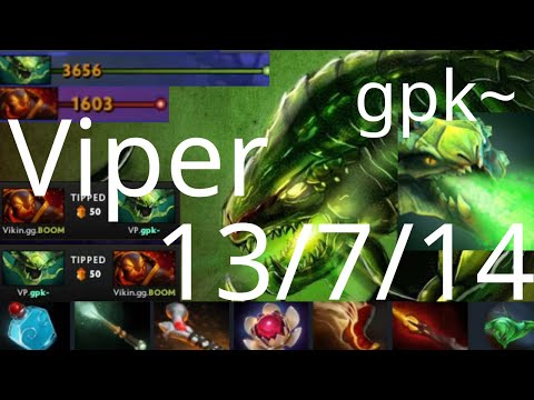 gpk~ Viper vs Ember Spirit - mid lane literally unplayable - VP vs ViKin.gg g2 OGA Dota PIT