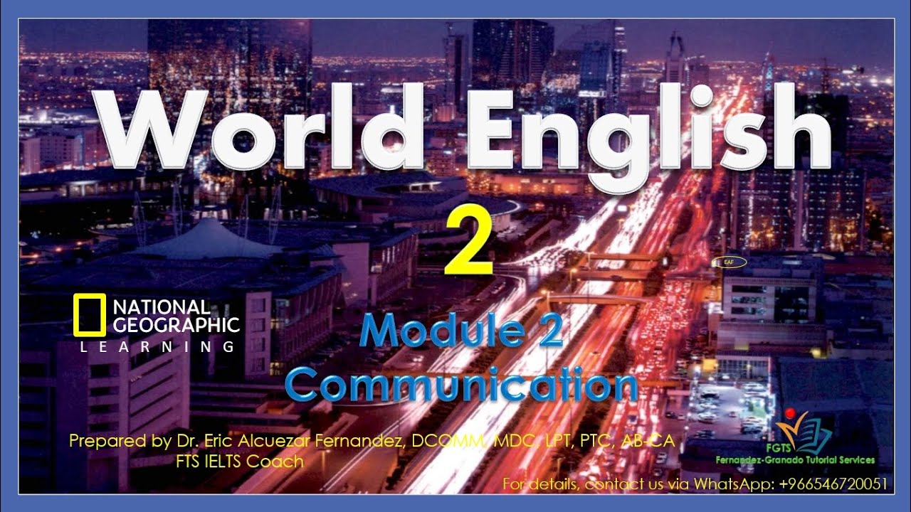 📙Module 2 | Communication | World English 2