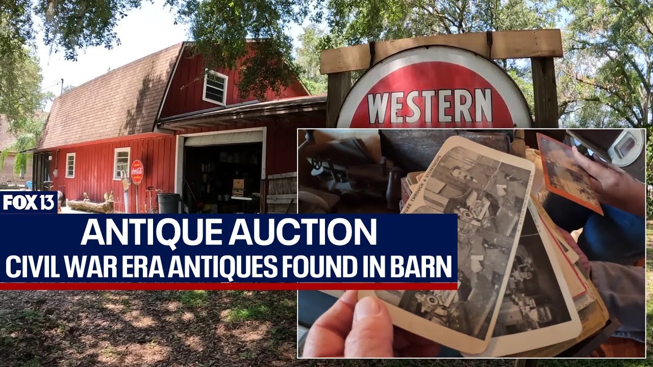 Civil War era antiques found in Florida barn up for auction